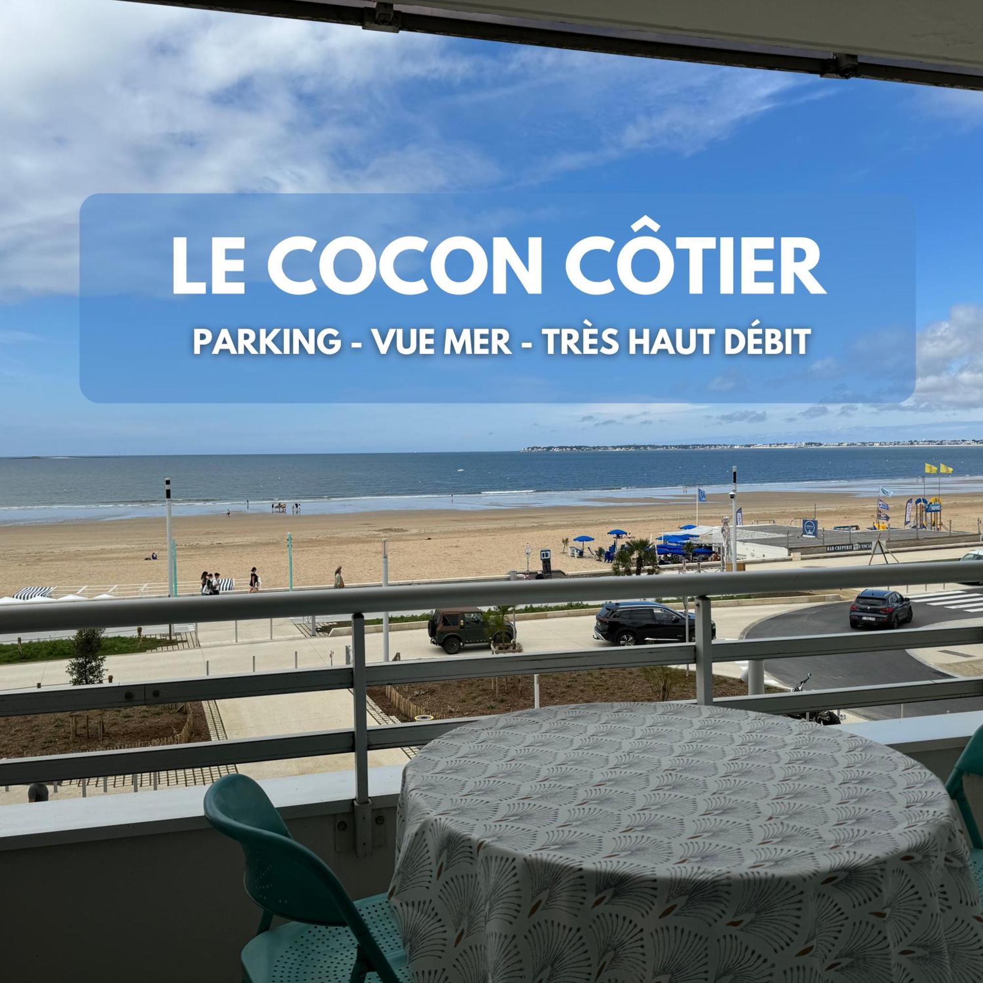 Cocon Cotier - Vue Sur Mer - Parking - Proche De La Thalasso - Terrasse Apartment Pornichet Ngoại thất bức ảnh